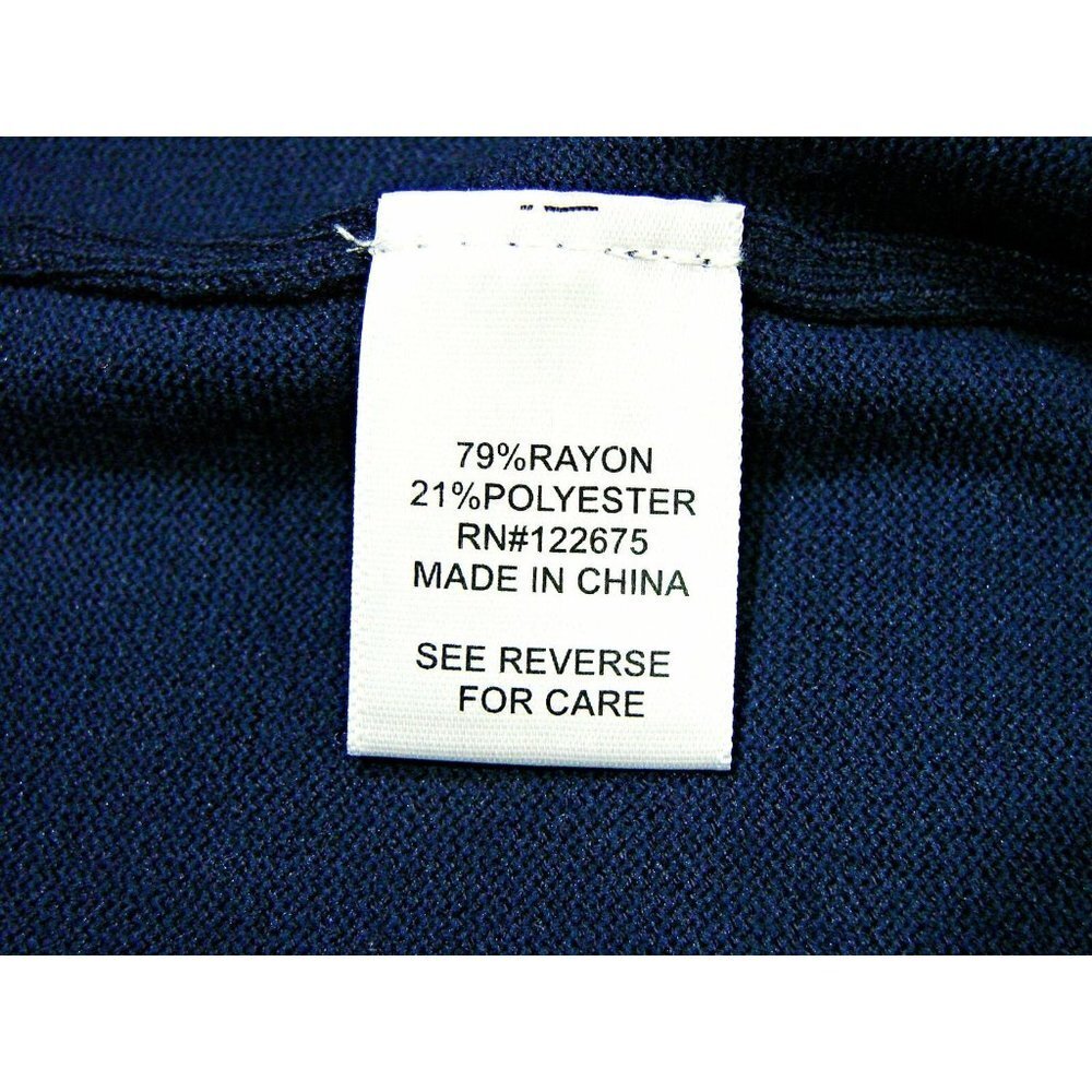 Lety & Me Womens Braided Cardigan Sweater Navy Blue Open Front 3/4 Sleeves Sz XS - Picture 8 of 11